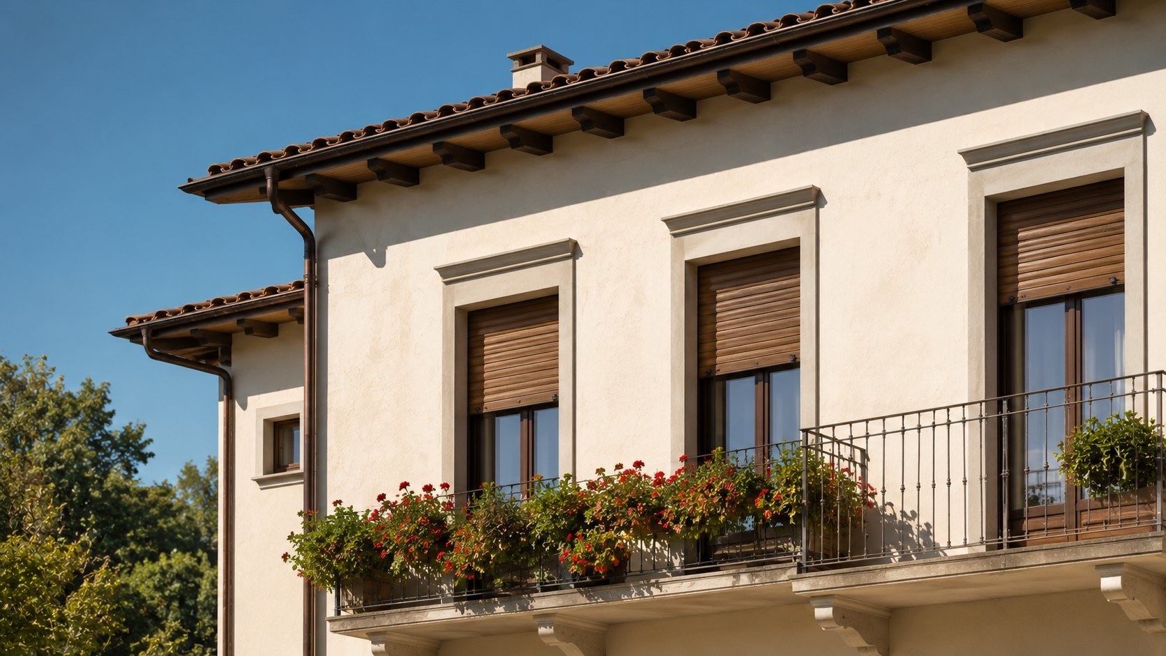Avvolgibile effetto legno