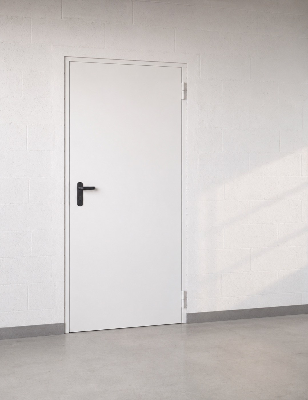 Porta multiuso in acciaio per locale tecnico
